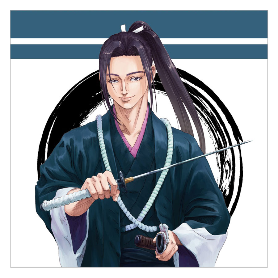 青のミブロ　巾着袋　沖田総司